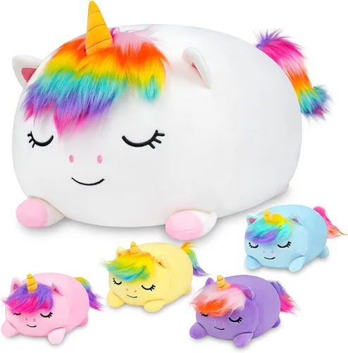 Vista 8 de Gato Negro de Peluche Lindo Gato de Peluche Suave con 4 Almohadas Navideñas, de Acción de Gracias, Cumpleaños para Niñas, Niños, Niños Decoración