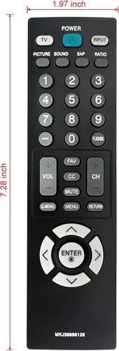 Vista 4 de MKJ36998105 Reemplazo remoto para LG LCD TV 26LG30-UA 19LG31 22LG31 37LG30 2630 22LG30 26LG30 22LF10 19LF10C 19LF10 19LG30 19LG3 1 22LG30 22LG31