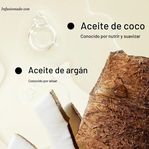 Vista 3 de Eva NYC - Aceite de absorción rápida para cabello y cuerpo – Aceite de coco + argán – Fórmula ligera sin residuos – Anti-encrespamiento para un