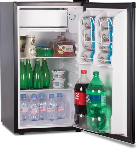 Vista 2 de Commercial Cool CCR32B - Refrigerador y congelador compacto de una sola Negro