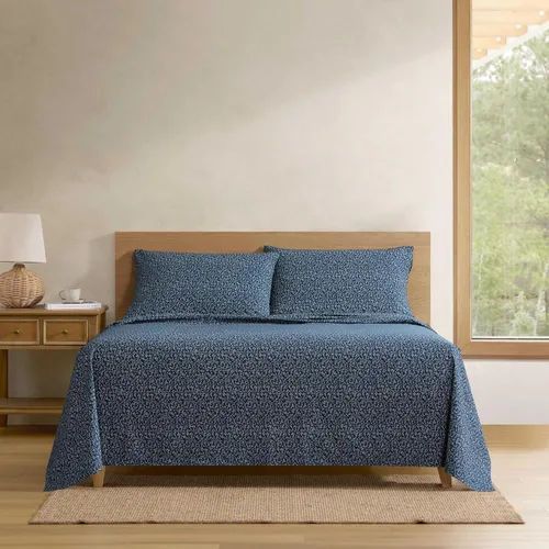 Vista 49 de Eddie Bauer - Juego de sábanas individuales, sábanas de percal de algodón, frescas y frescas, ideales para dormitorio