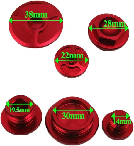 Vista 2 de DJ-Motor Tapones de filtro de aceite de sincronización del motor para XR250 Baja Motard TRX400EX TRX450R/ER CRF150R (2007-2016) CRF250R (2010-2016)