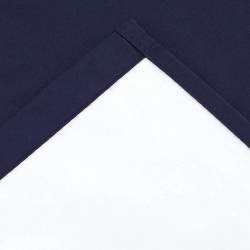 Vista 2 de 2 paneles de cortinas opacas con aislamiento térmico y forro trasero blanco, cortinas de bloqueo de luz para cualquier ventana pequeña