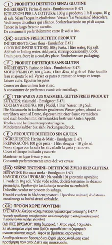 Vista 8 de Le Veneziane Pasta de Maíz, Capallini 8.82 oz [Paquete de 4]