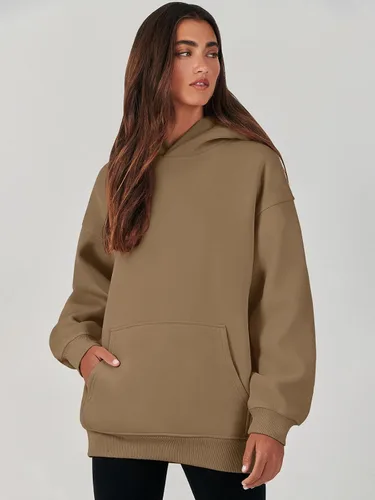 Vista 4 de ANRABESS Womens Oversized Hoodies Fleece Sweatshirts Long Sleeve Hooded Pullover Fall Clothes with Pocket