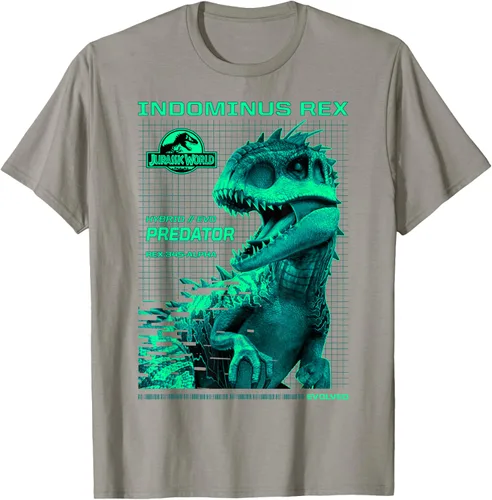Vista 34 de Jurassic World Indominus Rex Hybrid Predator T-Shirt Small Negro