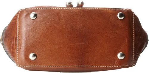 Vista 4 de American West Lady Lace Zip Top Everyday Hobo, Bronceado mocaturquesa
