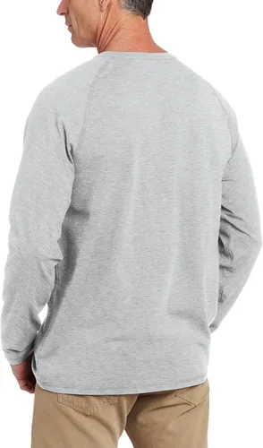 Vista 2 de Carhartt Mens Force Cotton Delmont Long-Sleeve T-Shirt Regular and Big Tall Sizes