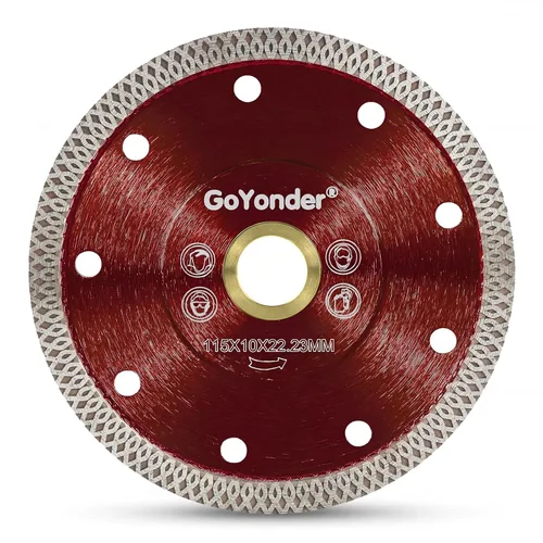 Vista 22 de GoYonder Hoja de Sierra de Diamante Super Delgada de 4" para Amoladora Hoja de Azulejo, Hoja de Sierra de Diamante para Cortar Azulejos de Porcelana