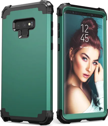 Vista 17 de IDweel Funda para Galaxy Note 9, Note 9 azul para hombres, 3 en 1, a prueba de golpes, delgada, híbrida, resistente, protección de policarbonato