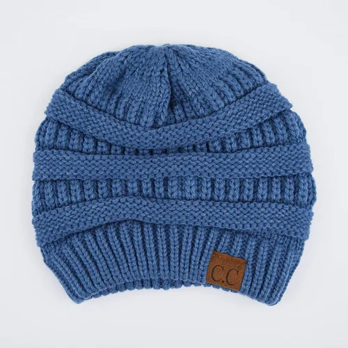 Vista 633 de C.C Trendy Warm Chunky Soft Stretch Cable Knit Beanie