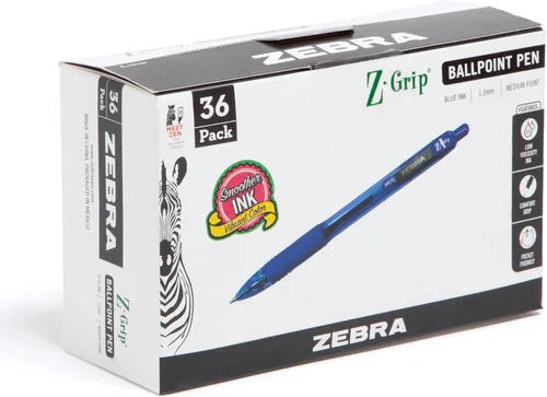 Vista 13 de Bolígrafo Zebra Pen Z-Grip retráctil, punta media, 1.0 mm, varios colores - 5