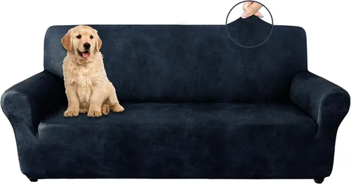 Vista 16 de ANARACHON - Funda elástica para sillón con aspecto de piel, 1 pieza Negro