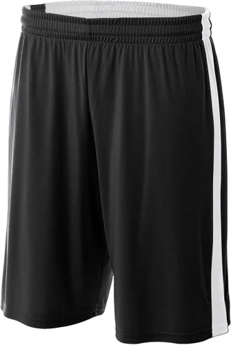 Vista 12 de A4 Pantalón corto reversible para hombre con gestión de la humedad de 10" Negro