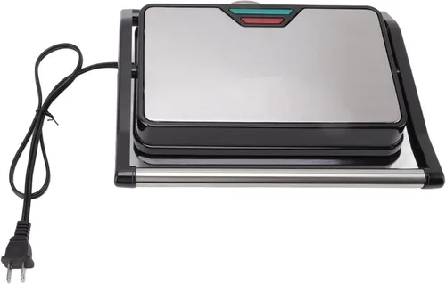Vista 6 de Panini - Parrilla de prensa de 850 W, sandwichera antiadherente con calefacción de doble cara y apertura de 180 grados, parrilla eléctrica
