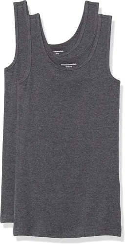 Vista 37 de Amazon Essentials - Camiseta sin mangas de corte entallado para mujer Aqua Blue/French Blue