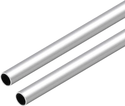 Vista 13 de Tubo redondo de aluminio 6063, 0.315 in de diámetro exterior de 0.039 in de grosor de pared de 11.811 in de longitud, tubo recto de metal sin