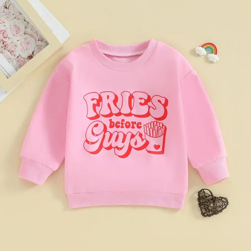 Vista 121 de Sudadera con cuello redondo para el día de San Valentín para bebé, niña, niño, para el día de San Valentín