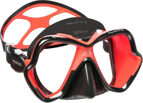 Vista 6 de MARES Unisex Adult X-Vision Ultra Liquidskin Comfortable Scuba Diving Two Window Mask with Silicone Face Piece