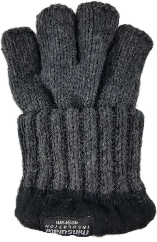Vista 12 de BRUCERIVER Guantes de lana de punto con forro Thinsulate para hombre