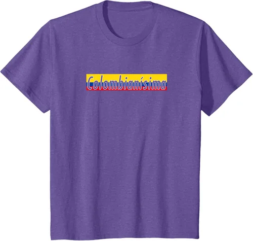 Vista 54 de Camisas Colombianisima Colombia para mujer Bandera de Colombia, Negro, S