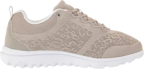 Vista 6 de Propét Zapatillas con cordones casuales Travelactiv para mujer Topo