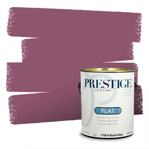 Vista 131 de Prestige Paints Pintura exterior e imprimación en uno, 1 galón, plano, coincidencia comparable de Valspar* Amber Rose*
