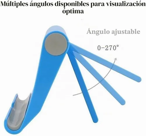 Vista 4 de 4 soportes de teléfono celular ajustables para escritorio compatibles con iPhone 14 13 12 11 8 Pro Max SE XS XR Plus Samsung Galaxy Note20 S20 S10 4