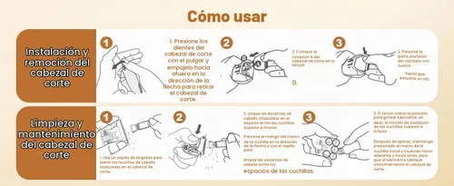 Vista 7 de Cortapelos de bebé al vacío, cortapelos silenciosos para niños, cortadora de pelo de bebé inalámbrica, kit de corte de pelo de bebé impermeable