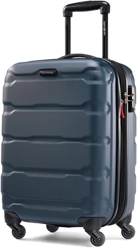 Vista 3 de Samsonite Omni - Juego de 3 piezas con accesorios para equipaje, verde azulado, Equipaje rígido con ruedas