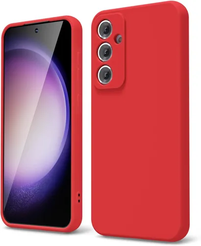 Vista 181 de oakxco Funda para teléfono Samsung Galaxy S8 de silicona líquida, delgada y fina de gel de goma suave TPU cubierta protectora simple llana