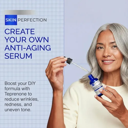 Vista 7 de Skin Perfection Avanzado Teprenone DIY Anti-Aging Peptide Boost: Reducir el enrojecimiento Las arrugas Mejoran la hidratación Mejorar el tono