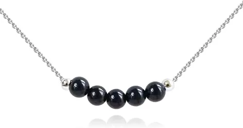 Vista 7 de Collar con colgante de cristal, cadena de plata 925, collar ajustable de cristal curativo para mujeres