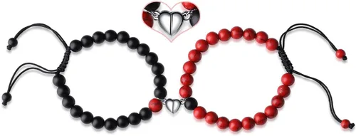 Vista 9 de XIANNVXI Pulseras para Parejas Pulseras a Juego para Él y Ella Pulseras para Regalos de Pareja