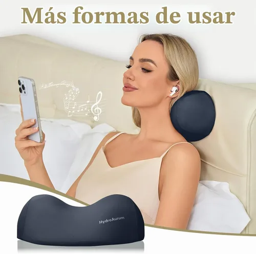 Vista 6 de HydroAurum Cervical Neck Pillow, 100% Memory Foam Neck Roll Pillow for Neck and Shoulder Pain Relief, Orthopedic Support for Office Workers, Drivers