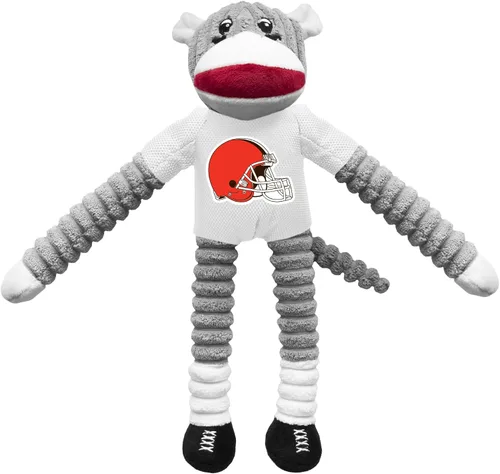 Vista 29 de Littlearth NFL Sock Monkey Pet Toy, Team Color, One