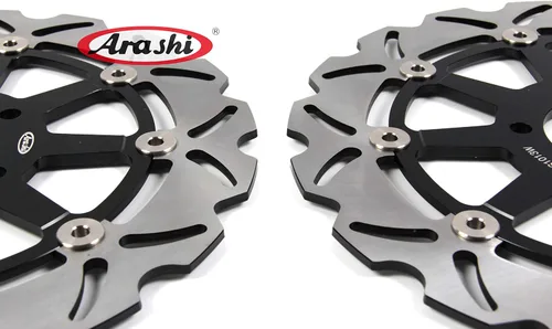 Vista 5 de Arashi Rotores de discos de freno delanteros y traseros para Suzuki Hayabusa Gen 1 GSX1300R GSXR 1300 1999-2007 Accesorios de repuesto