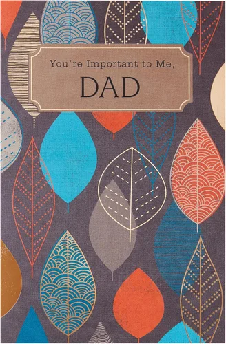 Vista 4 de American Greetings Tarjeta del día del padre para papá (Important You Are)