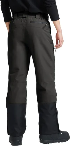 Vista 4 de Pioneer Camp Pantalones de esquí para hombre, pantalones de snowboard aislados, impermeables, pantalones de nieve para hombre, con peto desmontable