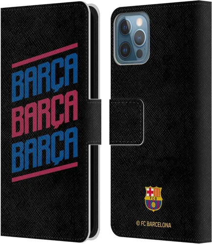 Vista 30 de Head Case Designs Funda de piel con licencia oficial del FC Barcelona con logotipo y patrón de Forca Barca, compatible con Apple iPhone 11