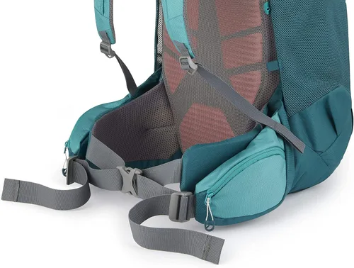 Vista 5 de Lowe Alpine Mochila de senderismo Sirac ND para mujer, Sirac ND65 Litro, Sagano Green/Storm Green