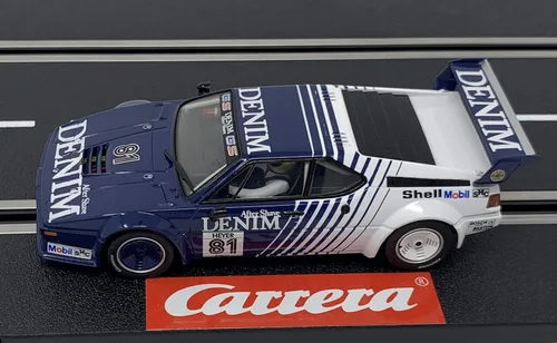 Vista 2 de Carrera 27627 BMW M1 Procar No. 81 Escala 1:32 Ranura analógica Coche Carreras Vehículo Evolución Ranura Carreras de coches