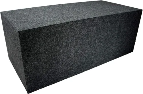 Vista 3 de American Sound Connection Caja de subwoofer de 12 pulgadas doble, ventilada y con puerto, MDF para sistema estéreo de audio de coche