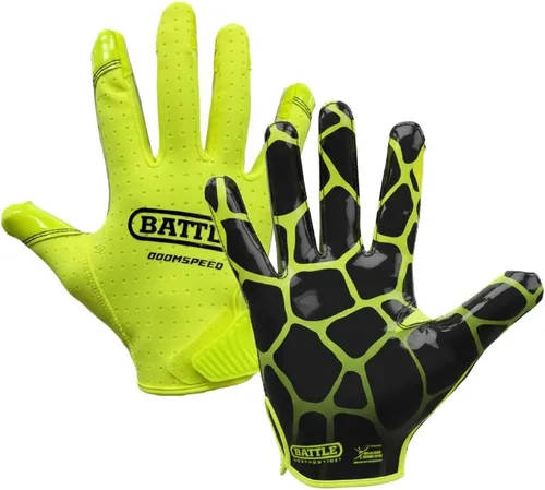 Vista 7 de Battle Guantes deportivos con receptor de velocidad Doom Blanco