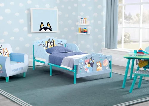 Vista 3 de Delta Children - Cama infantil Bluey 3D, color azul