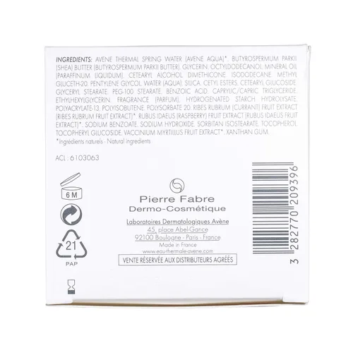 Vista 3 de Eau Thermale Avène RICH Crema nutritiva revitalizante, hidratante facial ultra nutritiva, no comedogénica, 1.6 onzas líquidas