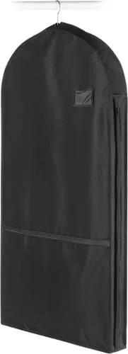 Vista 10 de Whitmor Bolsa de ropa con cremallera y bolsillo - Juego de 3 - Negro