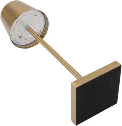 Vista 7 de Haofy Lámpara de mesa LED inalámbrica, lámpara de escritorio táctil, moderna, simple, recargable, de alto brillo, regulable, interruptor táctil, luz