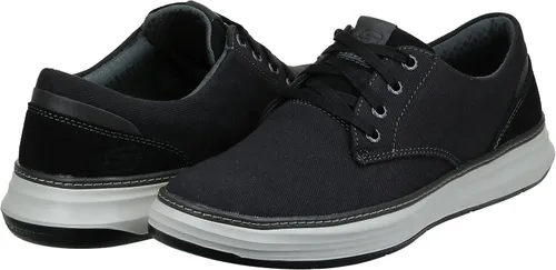 Vista 7 de Skechers de lona Moreno Oxford para hombre
