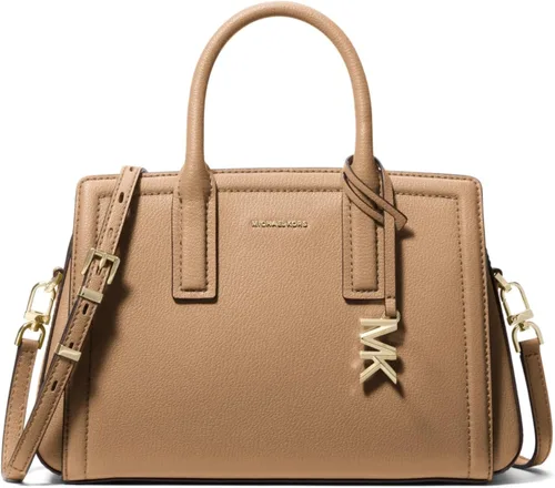 Vista 8 de Michael Kors - Laila, bolso pequeño para mujer Herrajes dorados/vainilla/bellota